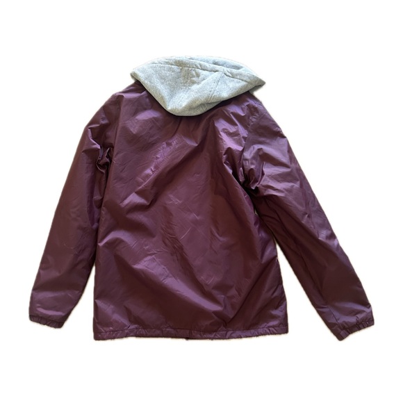 Vans Mens Maroon Hooded Skater Jacket - Picture 3 of 6